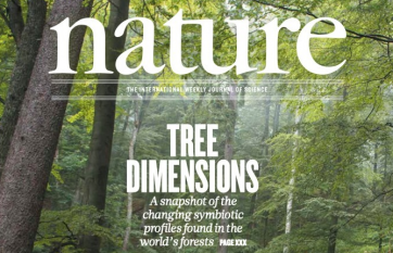 Titulní strana prestižního časopisu Nature